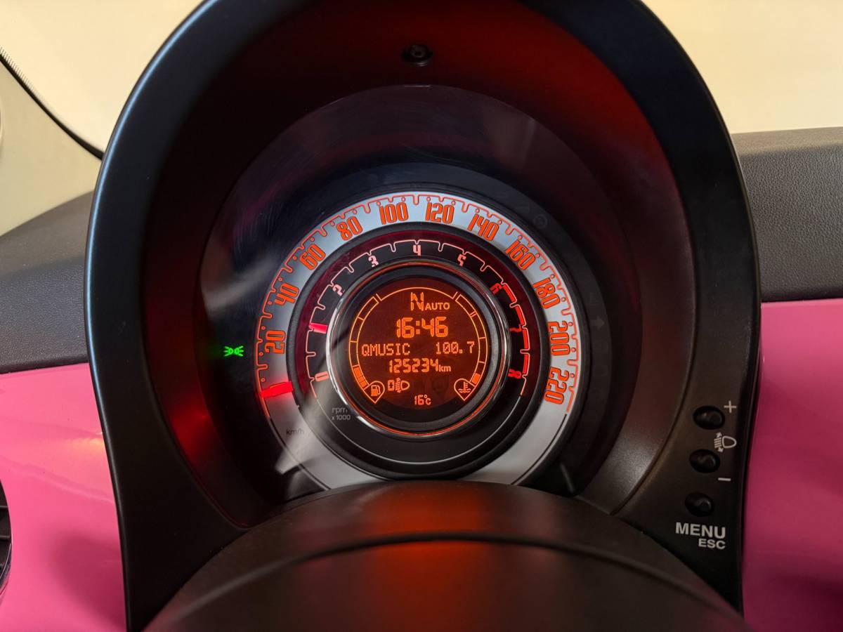 Fiat 500 Fiat 500 1.2 Rosa *Special Edition Roze!* Automaat|Pano|Leer|NAP