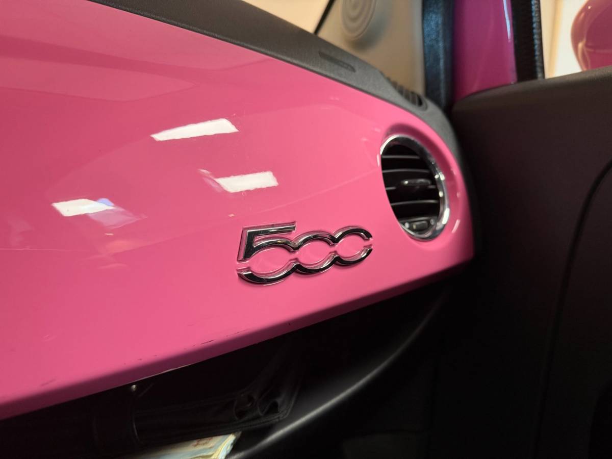 Fiat 500 Fiat 500 1.2 Rosa *Special Edition Roze!* Automaat|Pano|Leer|NAP