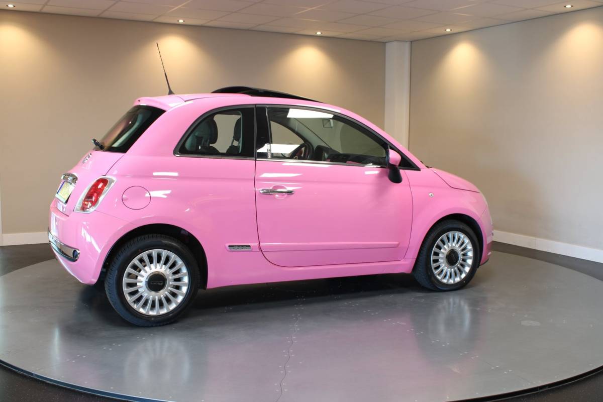 Fiat 500 Fiat 500 1.2 Rosa *Special Edition Roze!* Automaat|Pano|Leer|NAP