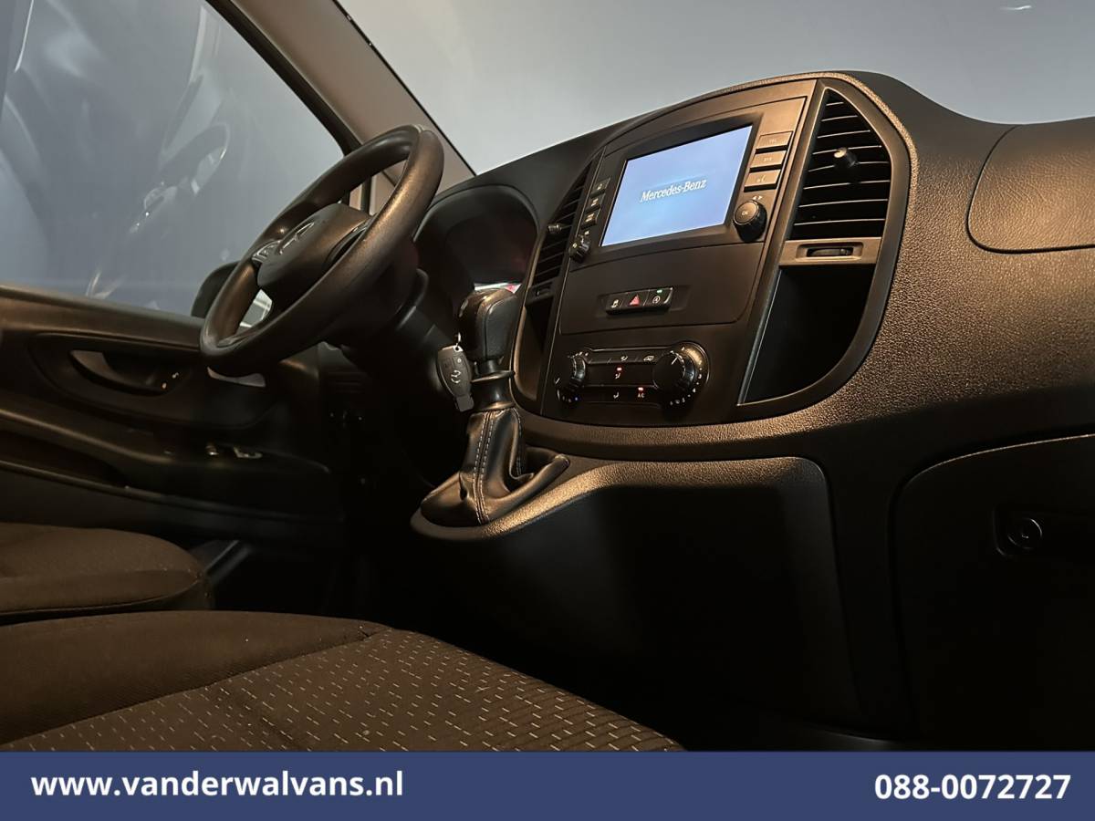 Mercedes-Benz Vito Mercedes-Benz Vito 116 CDI 163pk L3H1 Euro6 Airco | Camera | Apple Carplay | Cruisecontrol | Bumper in de kleur Stoelverwarming, Android Auto, Bijrijdersbank