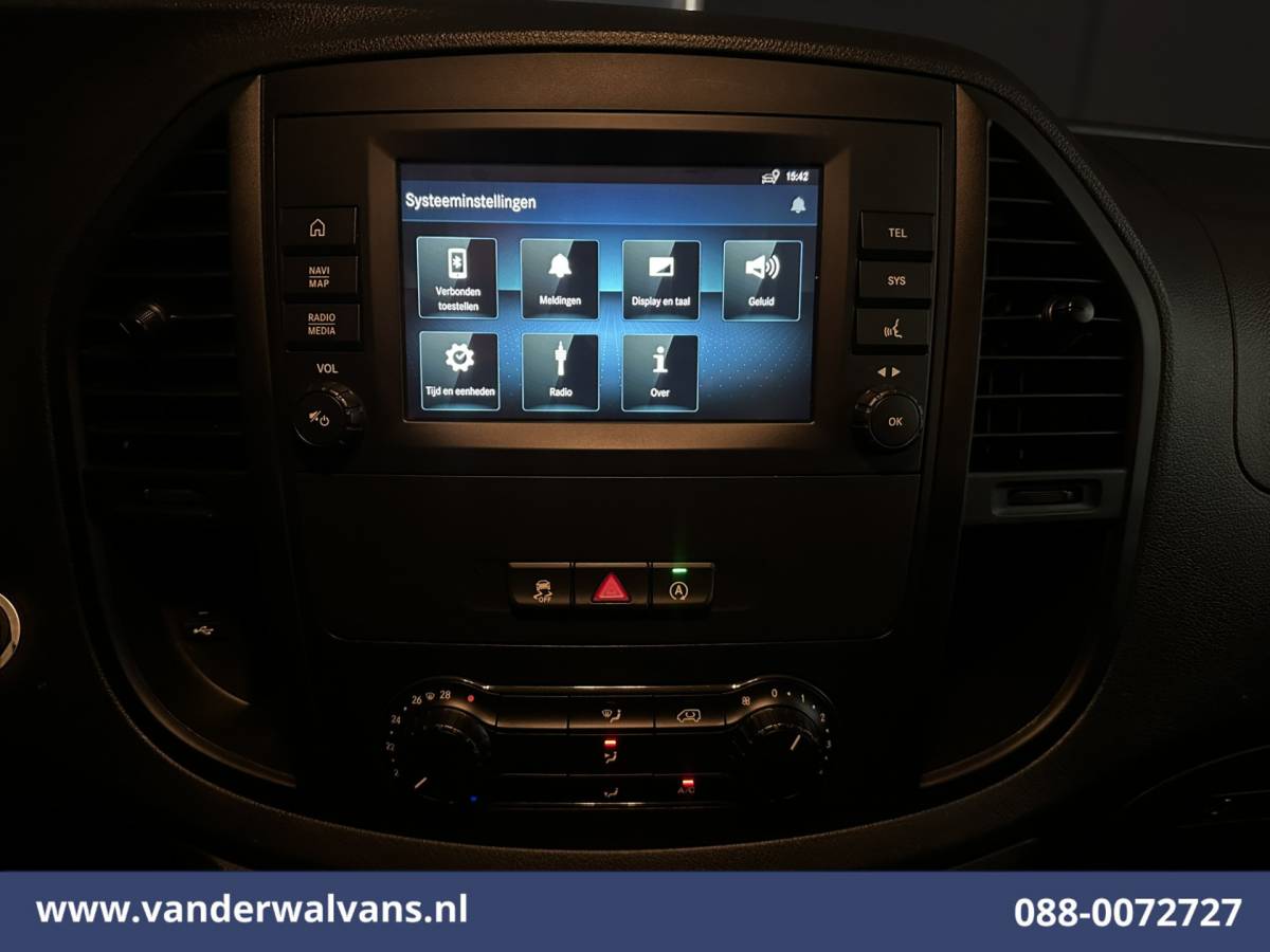 Mercedes-Benz Vito Mercedes-Benz Vito 116 CDI 163pk L3H1 Euro6 Airco | Camera | Apple Carplay | Cruisecontrol | Bumper in de kleur Stoelverwarming, Android Auto, Bijrijdersbank