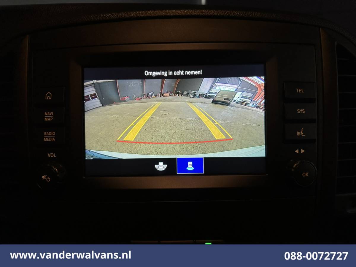 Mercedes-Benz Vito Mercedes-Benz Vito 116 CDI 163pk L3H1 Euro6 Airco | Camera | Apple Carplay | Cruisecontrol | Bumper in de kleur Stoelverwarming, Android Auto, Bijrijdersbank