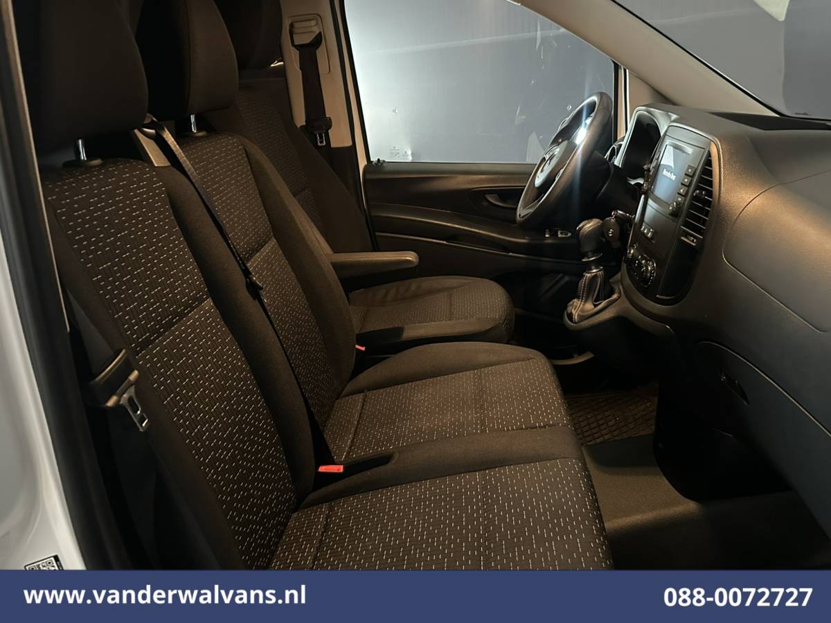 Mercedes-Benz Vito Mercedes-Benz Vito 116 CDI 163pk L3H1 Euro6 Airco | Camera | Apple Carplay | Cruisecontrol | Bumper in de kleur Stoelverwarming, Android Auto, Bijrijdersbank