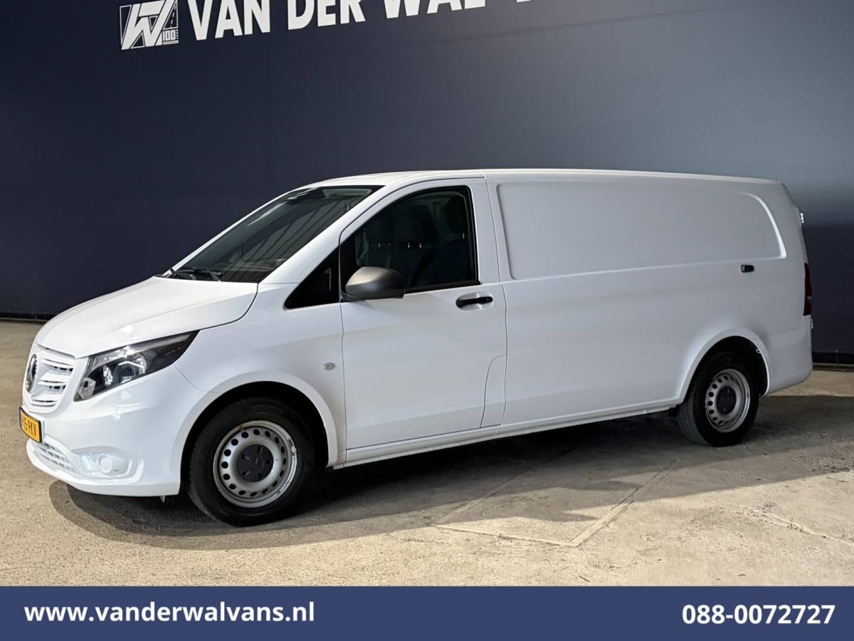 Mercedes-Benz Vito Mercedes-Benz Vito 116 CDI 163pk L3H1 Euro6 Airco | Camera | Apple Carplay | Cruisecontrol | Bumper in de kleur Stoelverwarming, Android Auto, Bijrijdersbank