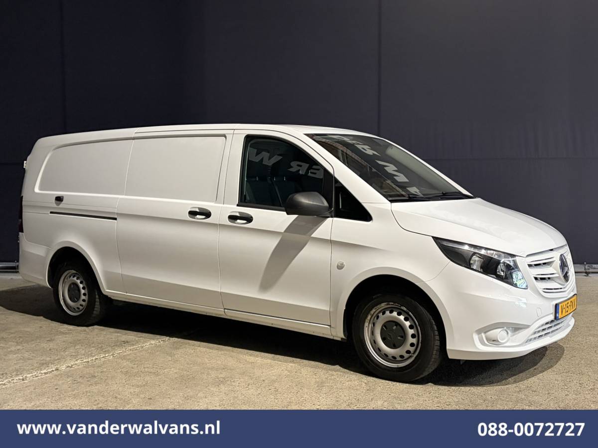 Mercedes-Benz Vito Mercedes-Benz Vito 116 CDI 163pk L3H1 Euro6 Airco | Camera | Apple Carplay | Cruisecontrol | Bumper in de kleur Stoelverwarming, Android Auto, Bijrijdersbank