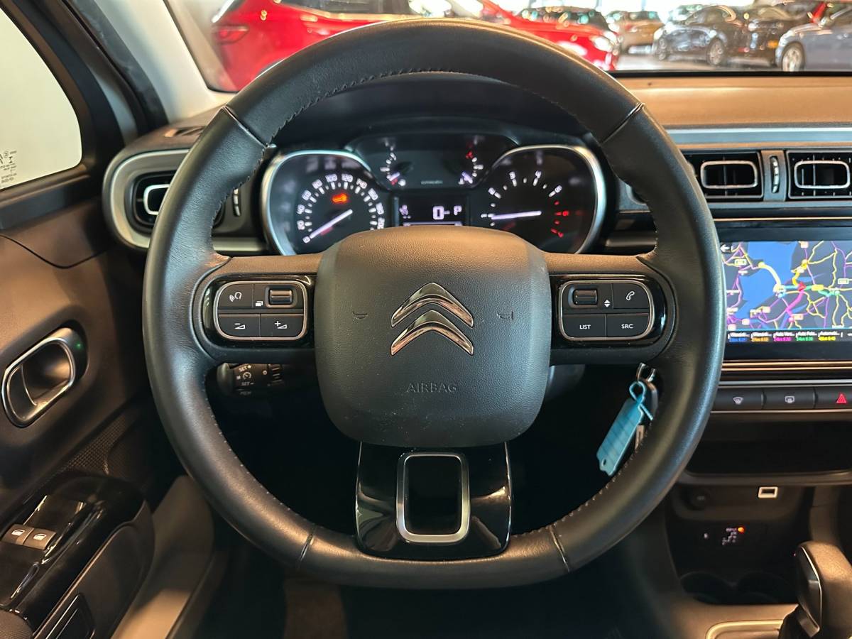 Citroën C3 Citroen C3 1.2 PureTech AUTOMAAT S&S FEEL-uitv|CLIMA AIRCO|NAVIGATIE|ISOFIX|CRUISE CONTROL|APPLE CARPLAY+ANDROID|BLUETOOTH|LM-VELG