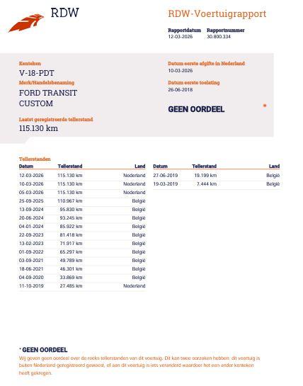 Ford Transit Custom Ford Transit Custom 340 2.0 TDCI L1H1 Trend AIRCO / CRUISE CONTROLE / 3 ZITS / TREKHAAK / EURO 6