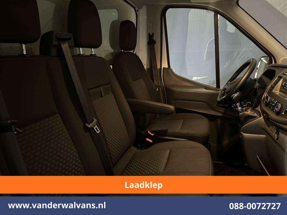 Ford Transit Ford Transit 2.0 TDCI 130pk Bakwagen Laadklep Euro6 Airco | 1040kg laadvermogen | Cruisecontrol | Verwarmde Voorruit Bijrijdersbank