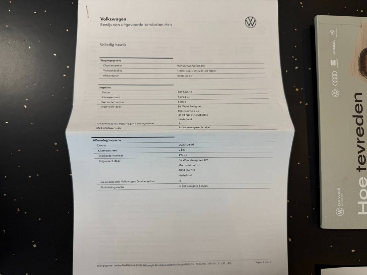 Volkswagen T-Roc Volkswagen T-Roc Cabrio 1.5 TSI Style *50.000Km!* Dealer OH|Carplay|Camera|Stoelverw.|Adapt.Cruise|DAB|IQ-Drive|NAP