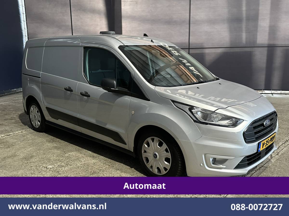 Ford Transit Connect Ford Transit Connect 1.5 EcoBlue 120pk Automaat L2H1 Euro6 Airco | 2x Zijdeur | 3-Zits | Camera | Navigatie | Cruisecontrol Apple Carplay, Android Auto, Stoelverwarming, Verwarmde voorruit, Parkeersensoren, Bijrijdersbank