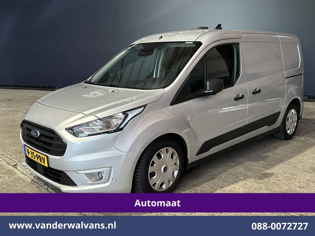 Ford Transit Connect Ford Transit Connect 1.5 EcoBlue 120pk Automaat L2H1 Euro6 Airco | 2x Zijdeur | 3-Zits | Camera | Navigatie | Cruisecontrol Apple Carplay, Android Auto, Stoelverwarming, Verwarmde voorruit, Parkeersensoren, Bijrijdersbank
