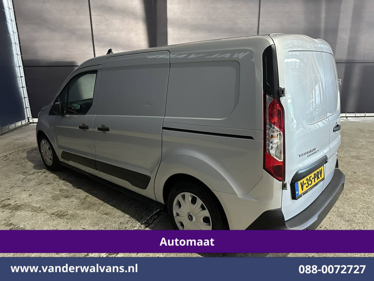 Ford Transit Connect Ford Transit Connect 1.5 EcoBlue 120pk Automaat L2H1 Euro6 Airco | 2x Zijdeur | 3-Zits | Camera | Navigatie | Cruisecontrol Apple Carplay, Android Auto, Stoelverwarming, Verwarmde voorruit, Parkeersensoren, Bijrijdersbank
