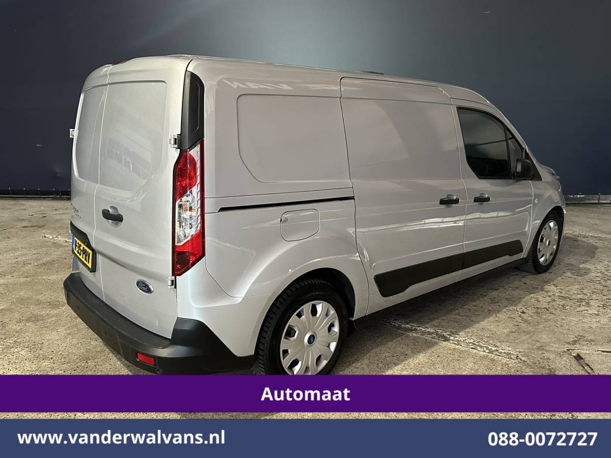Ford Transit Connect Ford Transit Connect 1.5 EcoBlue 120pk Automaat L2H1 Euro6 Airco | 2x Zijdeur | 3-Zits | Camera | Navigatie | Cruisecontrol Apple Carplay, Android Auto, Stoelverwarming, Verwarmde voorruit, Parkeersensoren, Bijrijdersbank