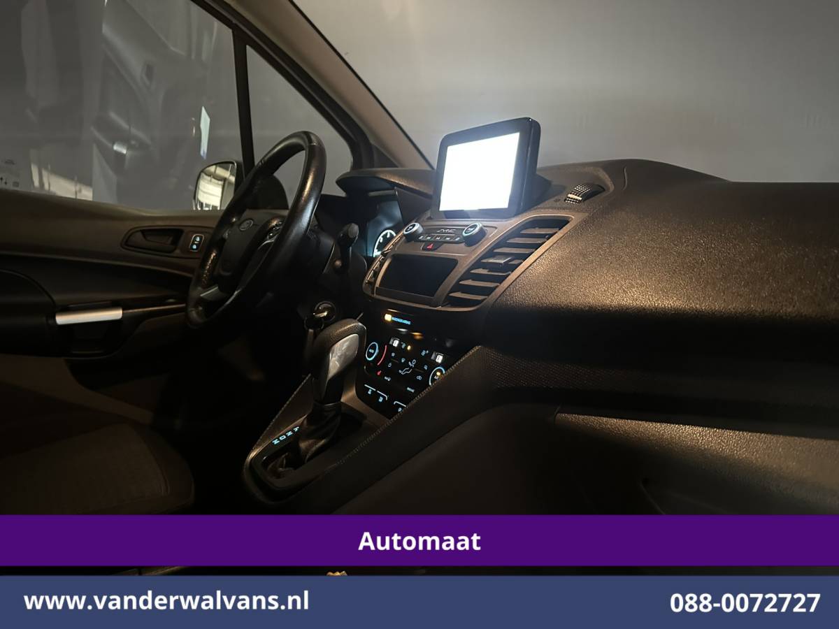 Ford Transit Connect Ford Transit Connect 1.5 EcoBlue 120pk Automaat L2H1 Euro6 Airco | 2x Zijdeur | 3-Zits | Camera | Navigatie | Cruisecontrol Apple Carplay, Android Auto, Stoelverwarming, Verwarmde voorruit, Parkeersensoren, Bijrijdersbank