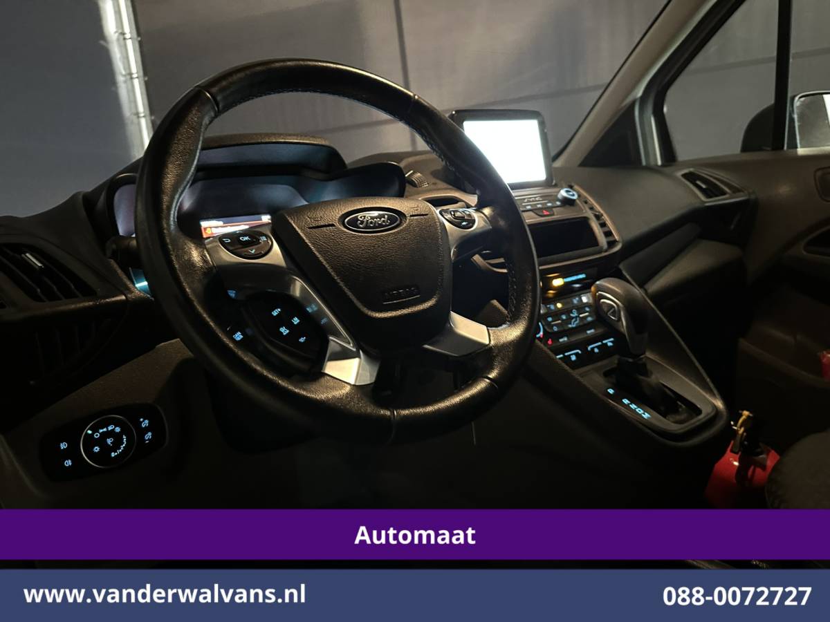 Ford Transit Connect Ford Transit Connect 1.5 EcoBlue 120pk Automaat L2H1 Euro6 Airco | 2x Zijdeur | 3-Zits | Camera | Navigatie | Cruisecontrol Apple Carplay, Android Auto, Stoelverwarming, Verwarmde voorruit, Parkeersensoren, Bijrijdersbank
