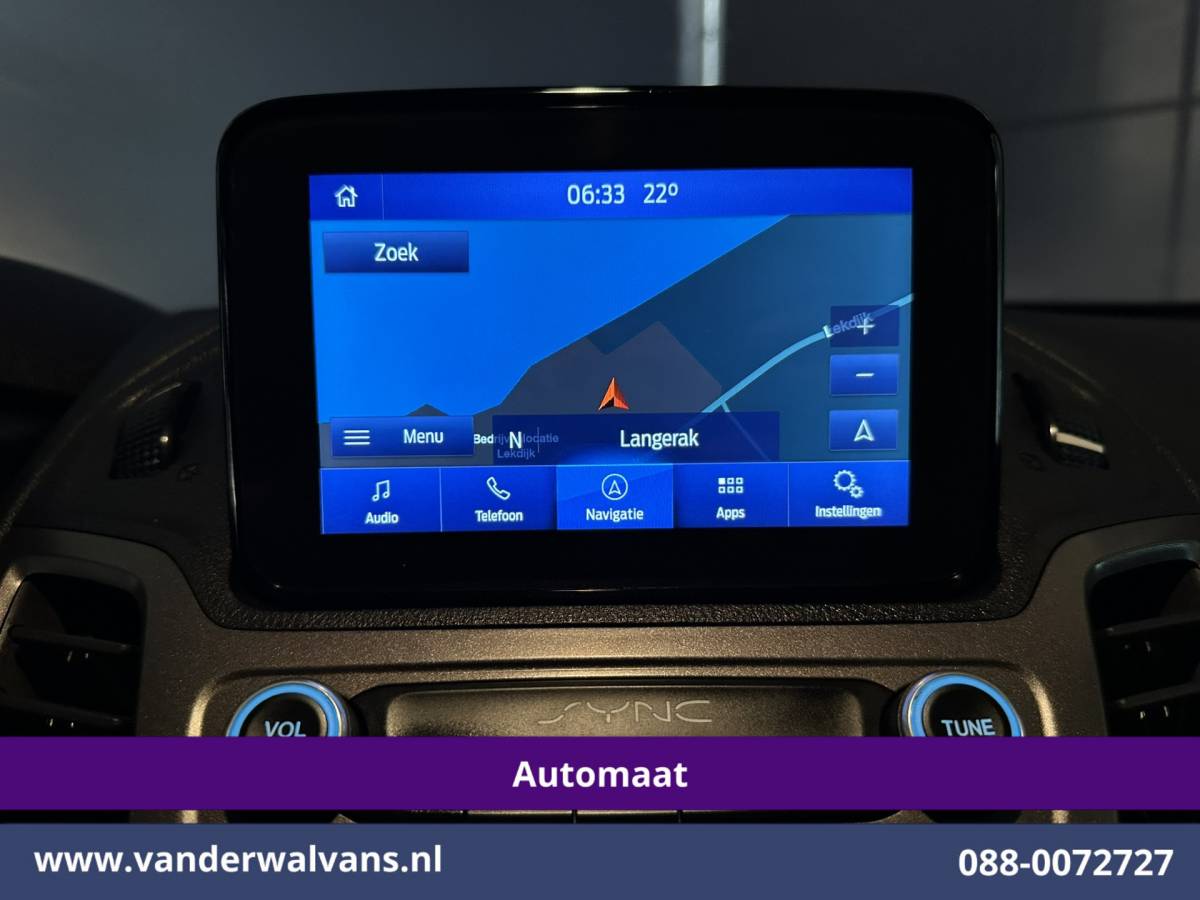 Ford Transit Connect Ford Transit Connect 1.5 EcoBlue 120pk Automaat L2H1 Euro6 Airco | 2x Zijdeur | 3-Zits | Camera | Navigatie | Cruisecontrol Apple Carplay, Android Auto, Stoelverwarming, Verwarmde voorruit, Parkeersensoren, Bijrijdersbank