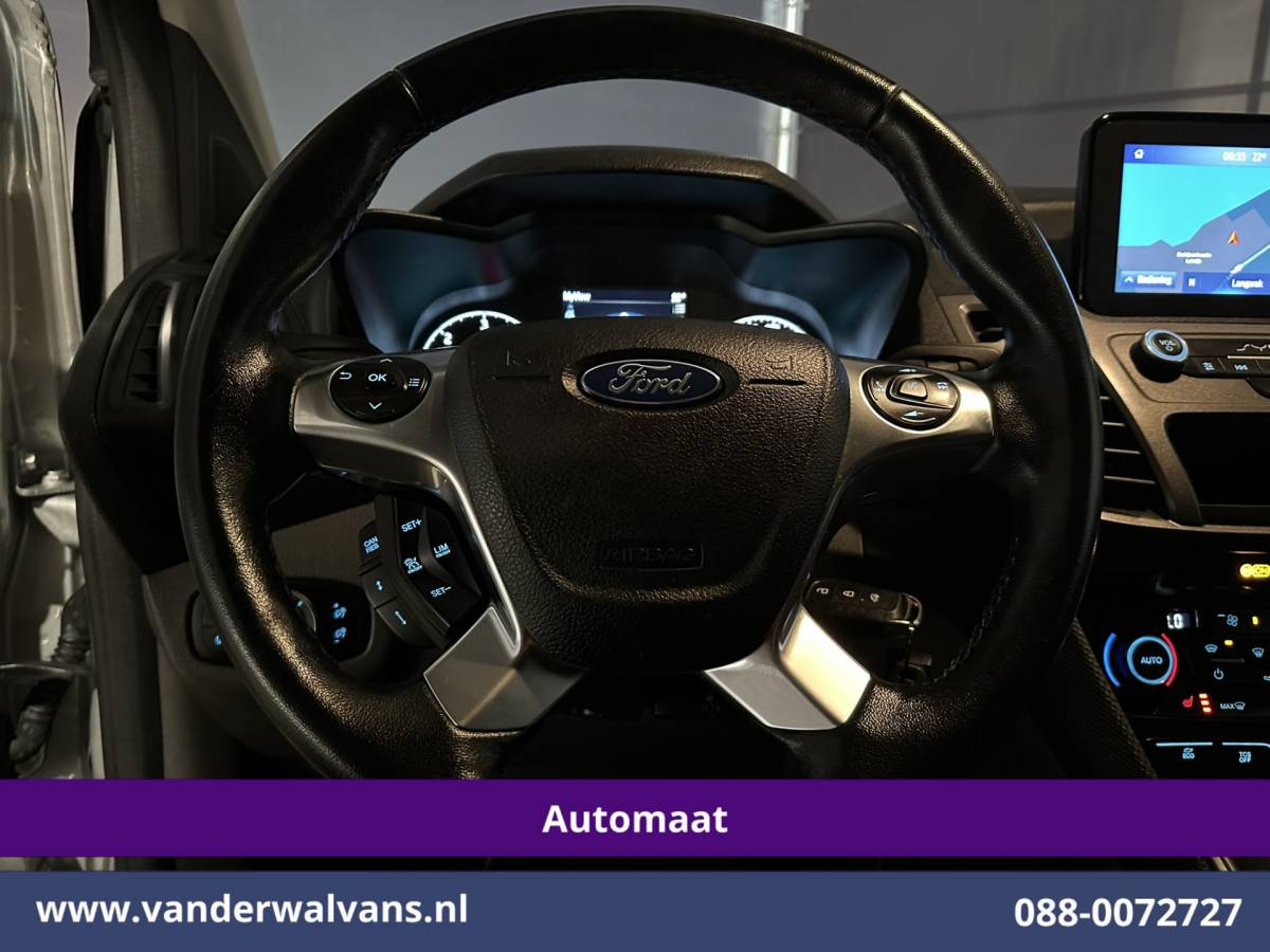 Ford Transit Connect Ford Transit Connect 1.5 EcoBlue 120pk Automaat L2H1 Euro6 Airco | 2x Zijdeur | 3-Zits | Camera | Navigatie | Cruisecontrol Apple Carplay, Android Auto, Stoelverwarming, Verwarmde voorruit, Parkeersensoren, Bijrijdersbank