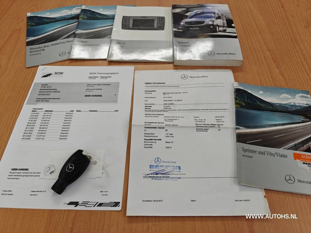 Mercedes-Benz Sprinter Mercedes-Benz Sprinter 2.2 CDI , Apk Feb. 2027 , Camera , 3 persoons , leuke werkbus.