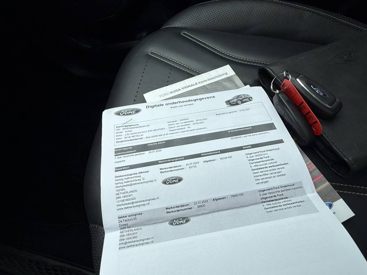 Ford Kuga Ford Kuga BWJ 2021 2.5 225 PK PHEV Vignale NIEUW BINNEN!!