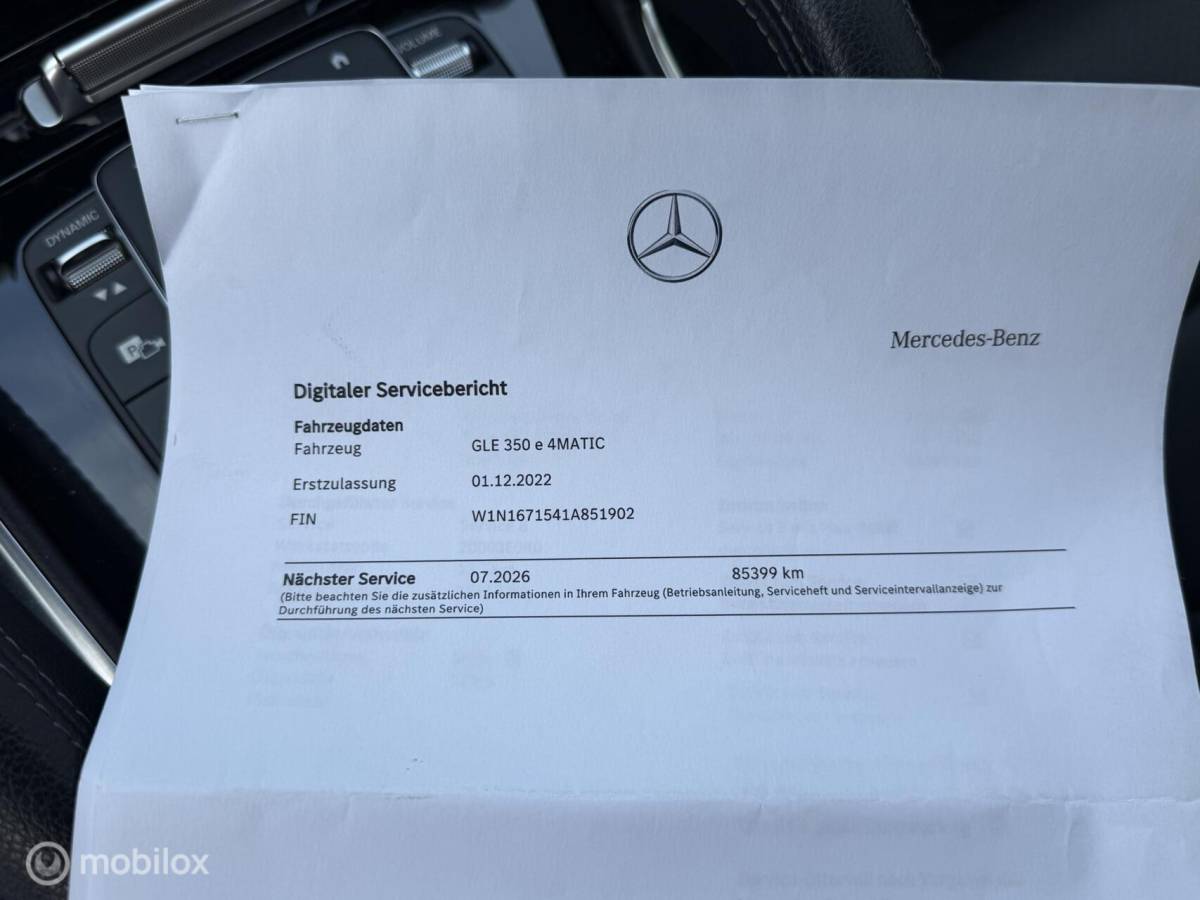 Mercedes-Benz GLE Mercedes GLE-klasse 350 e 4MATIC AMG | Luchtvering | Burmester