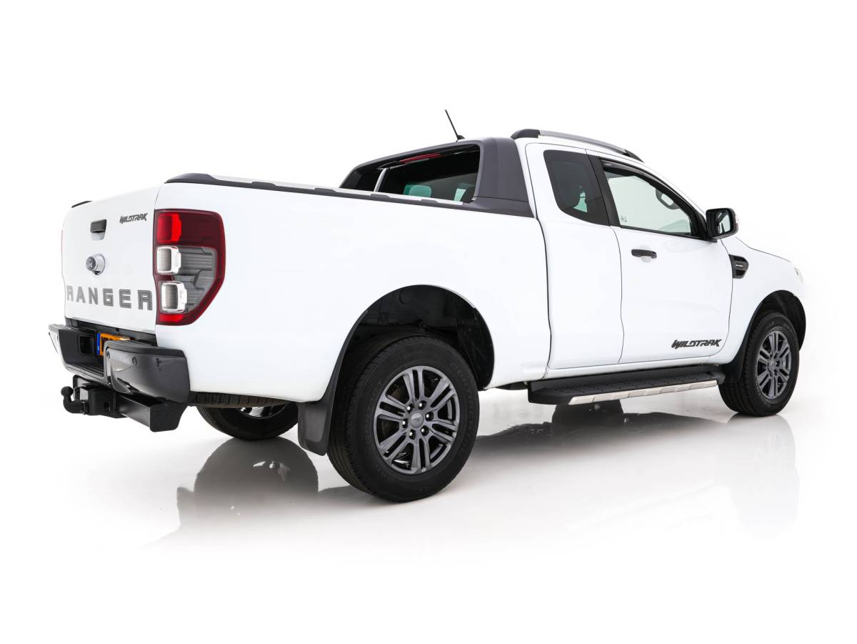 Ford Ranger Ford Ranger 2.0 EcoBlue Wildtrak Supercab AWD Aut. *FULL-LED | LEATHER-ALCANTARA | ADAPTIVE-CRUISE | HEATED-COMFORTSEATS | CAMERA | KEYLESS | NAVI-FULLMAP | PRIVACY-GLASS | DAB+ | ECC | PDC | CRUISE | TOWBAR | FORD-SYNC-3 | 18”ALU*