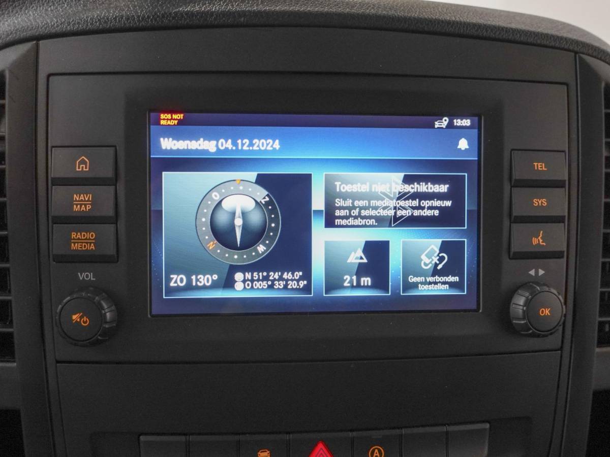 Mercedes-Benz Vito Mercedes-Benz Vito 114 CDI automaat Lang Trekhaak Navigatie Climate control Cruise Control Camera