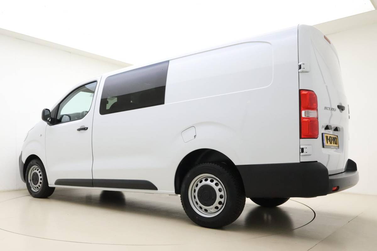 Fiat Scudo Fiat Scudo 2.0 MultiJet L3H1 DC Business Pro | Dubbele cabine | 6-Zits | Airco | Apple Carplay/Android Auto | Cruise control  | DAB | Parkeersensoren | Zijschuifdeur