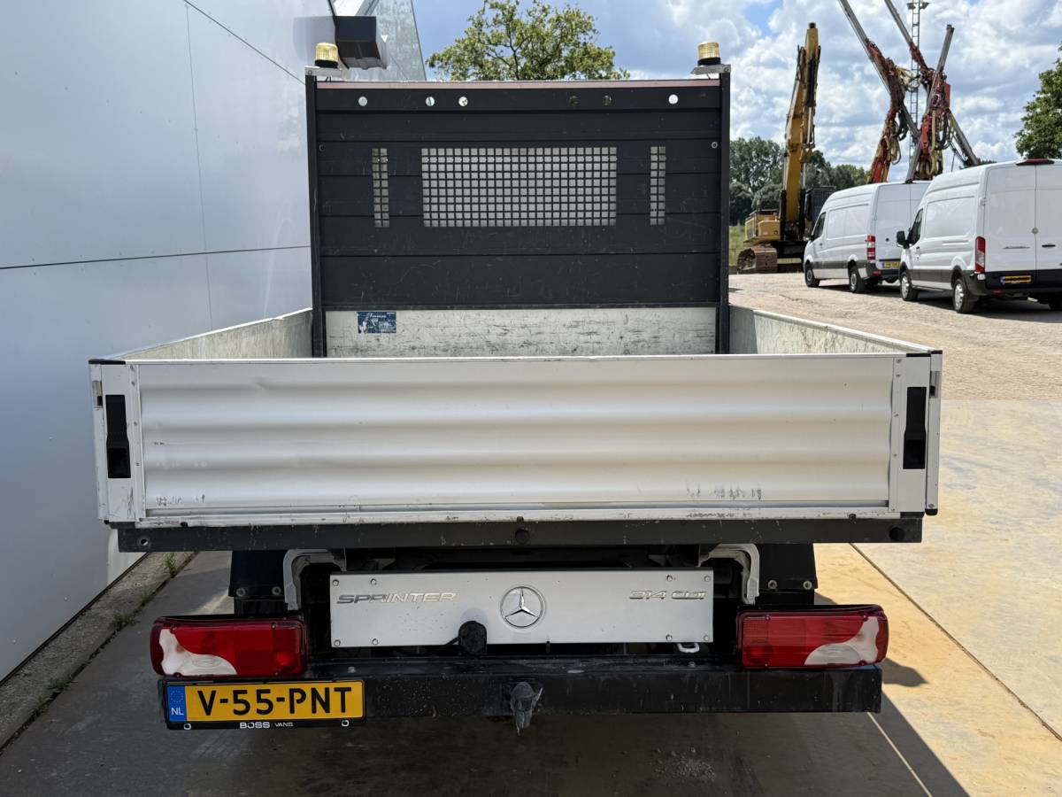 Mercedes-Benz Sprinter Mercedes-Benz Sprinter 314 2.2 CDI DC Open Laadbak Dubbele Cabine 6-persoons Climate Control Trekhaak Navigatie Carplay Pritische Pickup Open Box