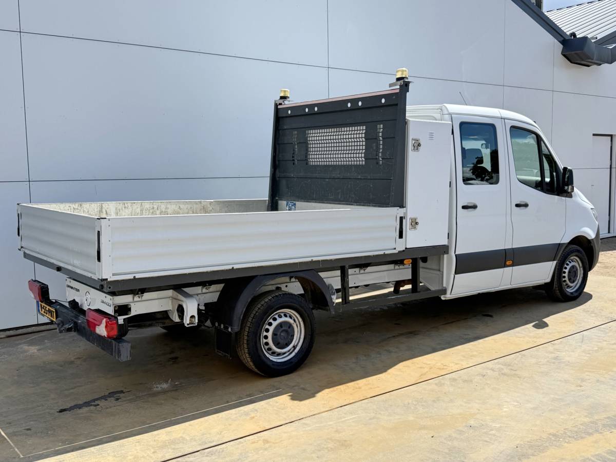 Mercedes-Benz Sprinter Mercedes-Benz Sprinter 314 2.2 CDI DC Open Laadbak Dubbele Cabine 6-persoons Climate Control Trekhaak Navigatie Carplay Pritische Pickup Open Box