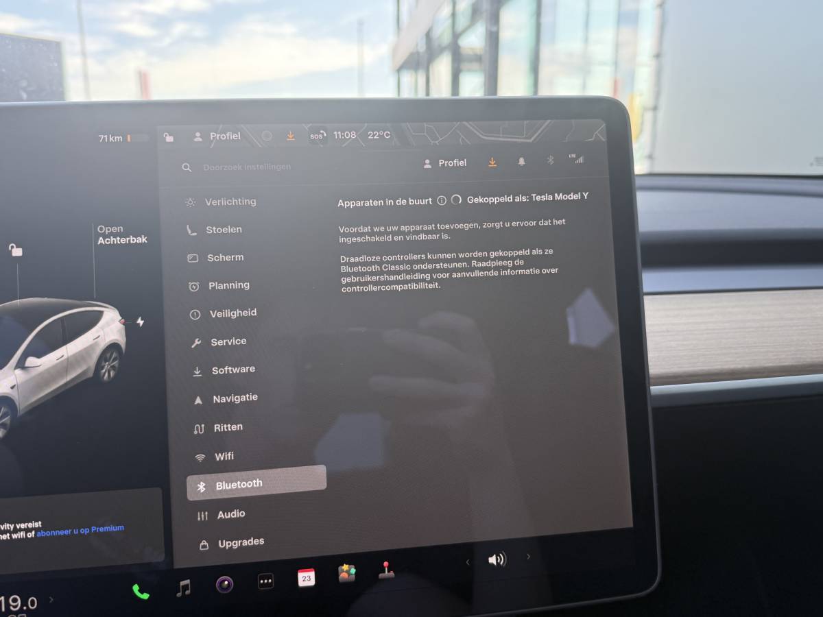 Tesla Model Y Tesla Model Y BWJ 2021 Long Range 351 PK  AWD 75 kWh PANO | FULL LED | STOEL + STUURVERW. | 360 CAMERA | ADAPTIVE CRUISE | LEDER | ELEKTR. STOELEN | ELEKTR. ACHTERKLEP | NAVI | CLIMA | LMV | PDC