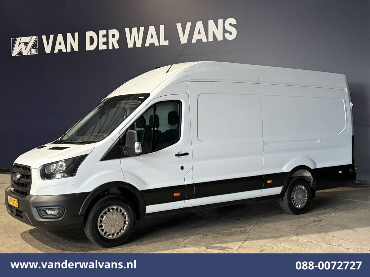 Ford Transit Ford Transit 2.0 TDCI 131pk L4H3 Jumbo Euro6 Airco | Camera | Cruisecontrol | Verwarmde voorruit Parkeersensoren, Bijrijdersbank
