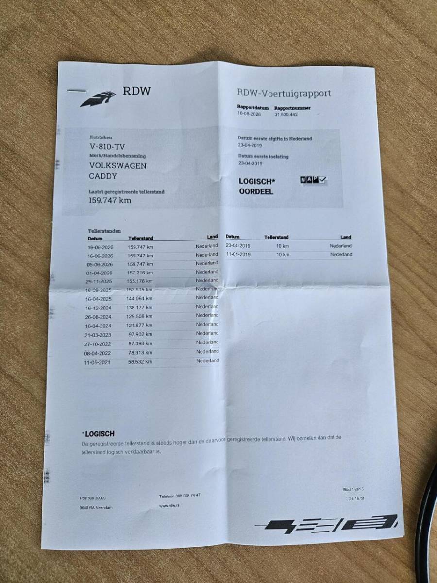 Volkswagen Caddy Volkswagen Caddy  2.0 TDI L2H1 Maxi Airco Trekh 100pk