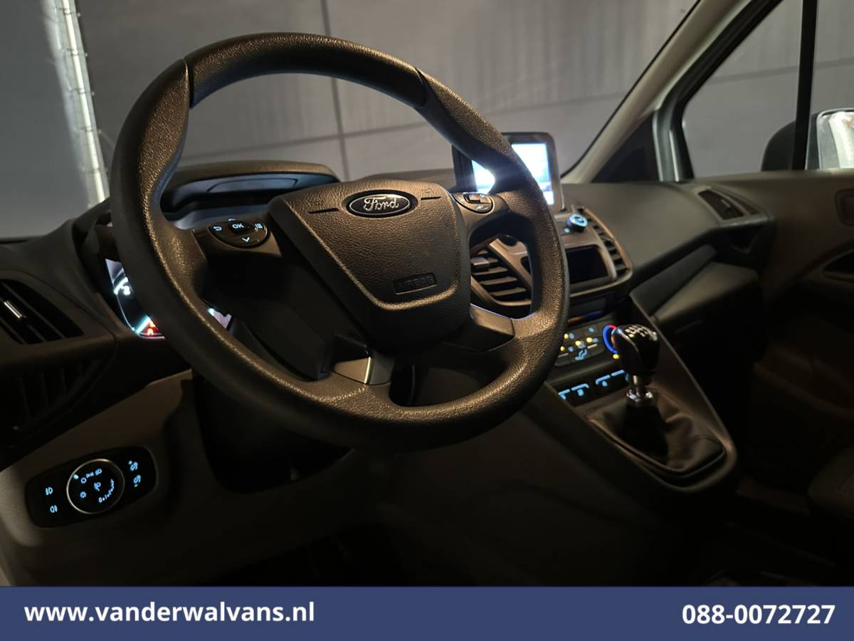 Ford Transit Connect Ford Transit Connect 1.5 EcoBlue 100pk L2H1 Euro6 Airco | Camera | Navigatie | Apple Carplay | Android Auto Parkeersensoren, Verwarmde voorruit