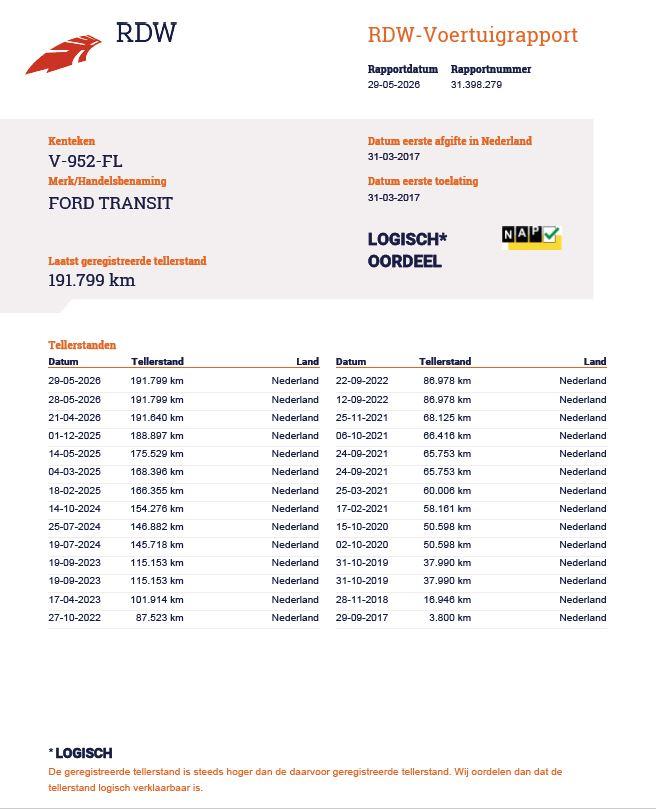 Ford Transit Ford Transit 330 2.0 TDCI L2H2 Trend AIRCO / CRUISE CONTROLE / NAVI / TREKHAAK /  EURO 6