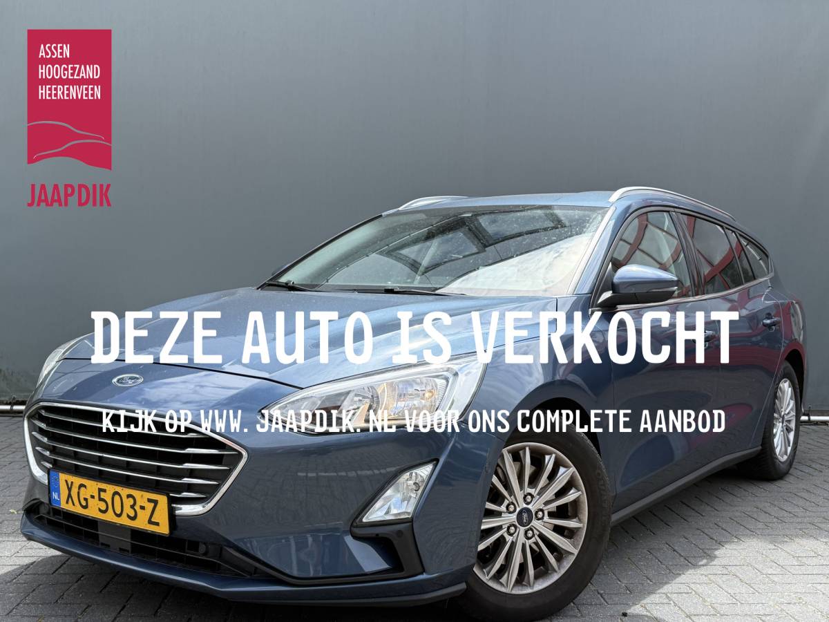 Ford Focus Ford Focus Wagon BWJ 2019 1.5 EcoBlue 120 PK  Titanium Business TREKHAAK | FULL LED | HEAD-UP DISPLAY | KEYLESS | STOEL + STUURVERW. | CARPLAY + ANDROID | NAVI | CLIMA | CRUISE | LMV | PDC