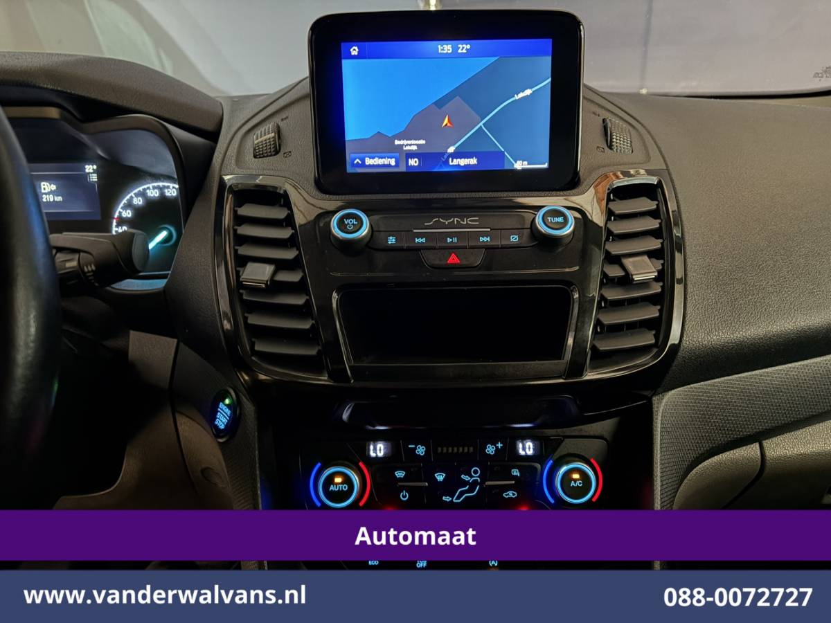 Ford Transit Connect Ford Transit Connect 1.5 EcoBlue 100pk Automaat L1H1 Euro6 Airco | Camera | Navigatie | Cruisecontrol Stoelverwarming, LM velgen, Verwarmde voorruit, Parkeersensoren