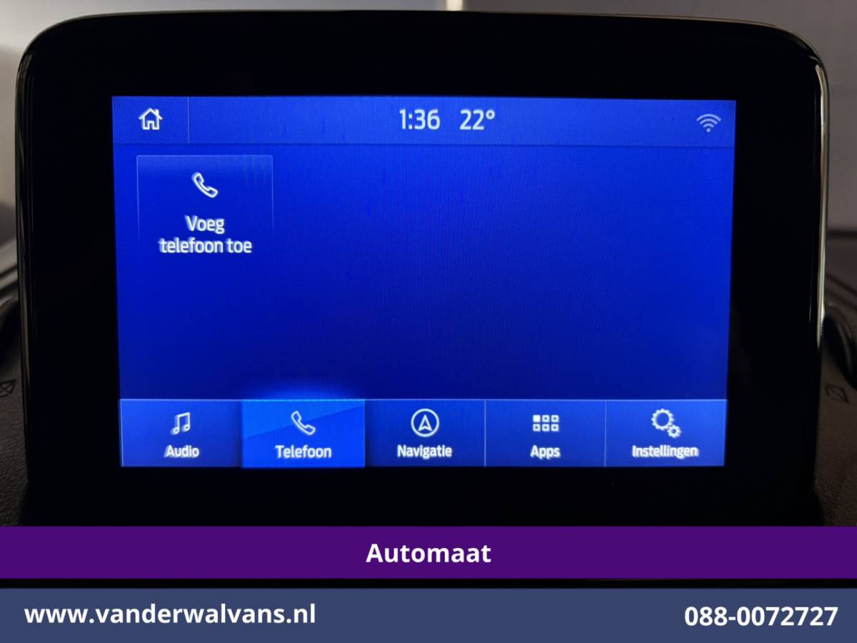 Ford Transit Connect Ford Transit Connect 1.5 EcoBlue 100pk Automaat L1H1 Euro6 Airco | Camera | Navigatie | Cruisecontrol Stoelverwarming, LM velgen, Verwarmde voorruit, Parkeersensoren