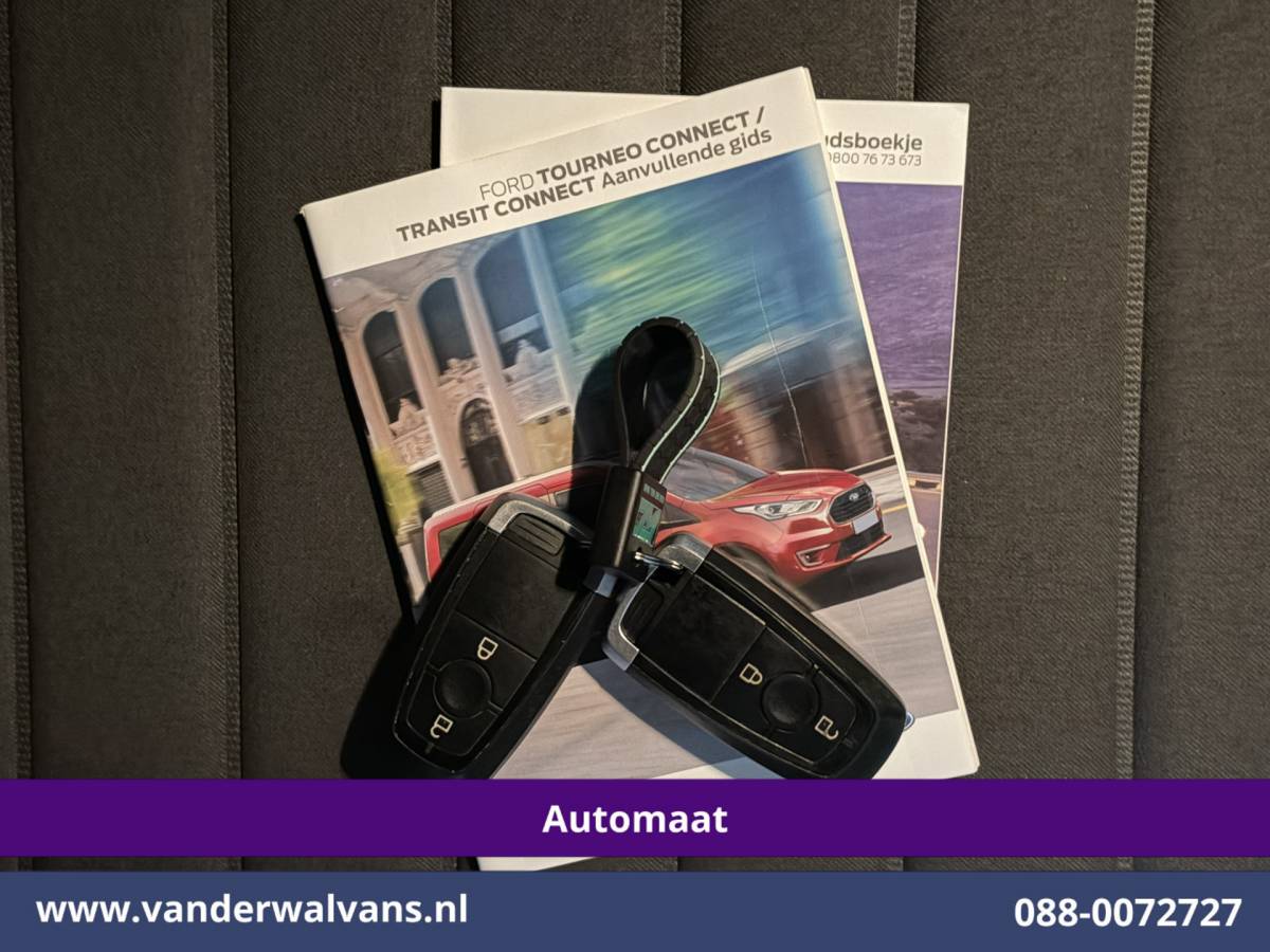 Ford Transit Connect Ford Transit Connect 1.5 EcoBlue 100pk Automaat L1H1 Euro6 Airco | Camera | Navigatie | Cruisecontrol Stoelverwarming, LM velgen, Verwarmde voorruit, Parkeersensoren