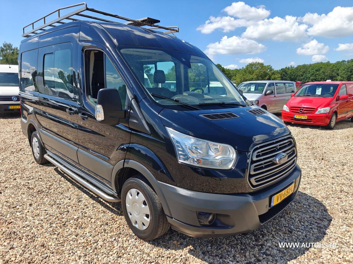 Ford Transit Ford Transit 310 2.2 TDCI L2H2 Dubbele cabine 7 persoons , 1e Eig , cruise , camera , PDC , Apk april 2027.