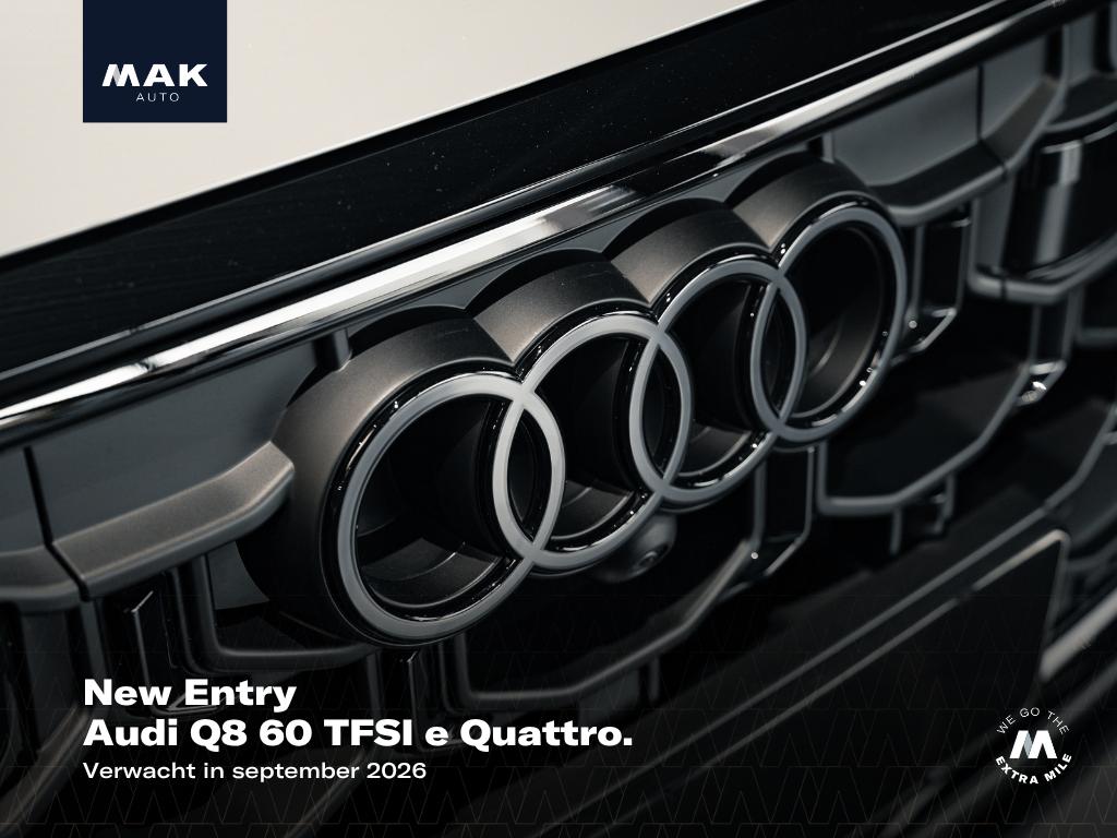 Audi Q8 Audi Q8 60 TFSI e Quattro Pro Line S Competition , Audi Exclusive, pano, 4W-best, B&O, Luchtv., OLED, S sportstoelen, Laserlicht, 23″