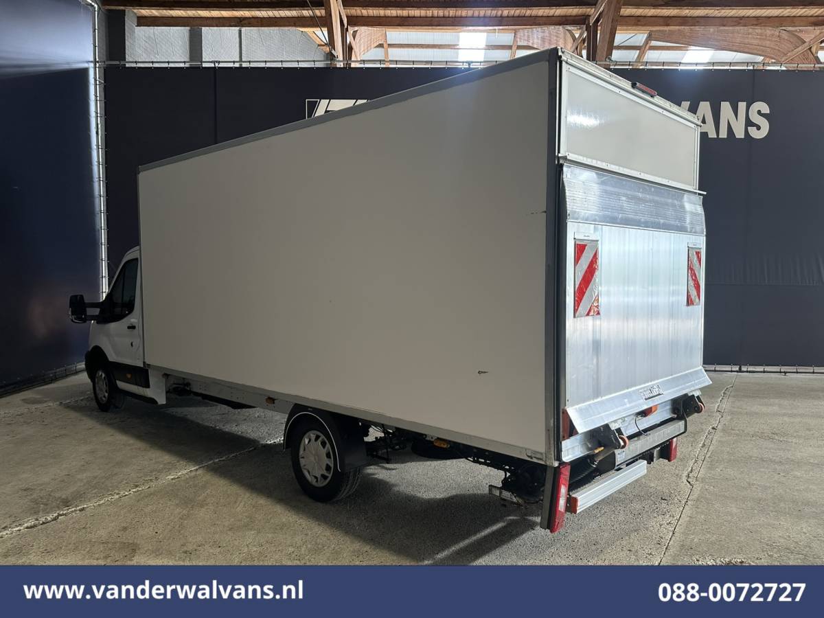 Ford Transit Ford Transit 2.0 TDCI 161pk Bakwagen XL Lengte 523cm!! 22m3 KUUB Laadklep Euro6 Airco | Cruisecontrol | Verwarmde Voorruit Bijrijdersbank, 910kg laadvermogen