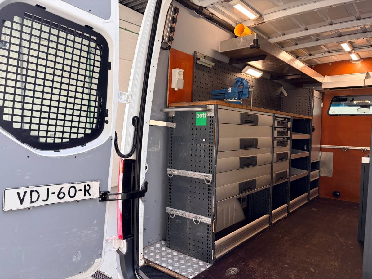 Mercedes-Benz Sprinter Mercedes-Benz Sprinter Automaat Servicewagen 314 2.2 CDI 140PK L2H2 euro6 BOTT, Victron V230, Standkachel Trekhaak RIJKLAARPRIJS