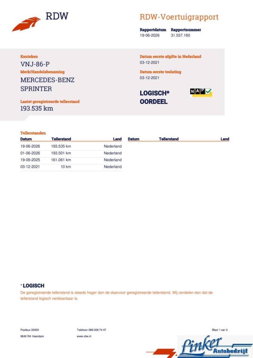 Mercedes-Benz Sprinter Mercedes Sprinter bestel 319 3.0 CDI L2H2 V6/LEDER/TREKH/AUTOMAAT