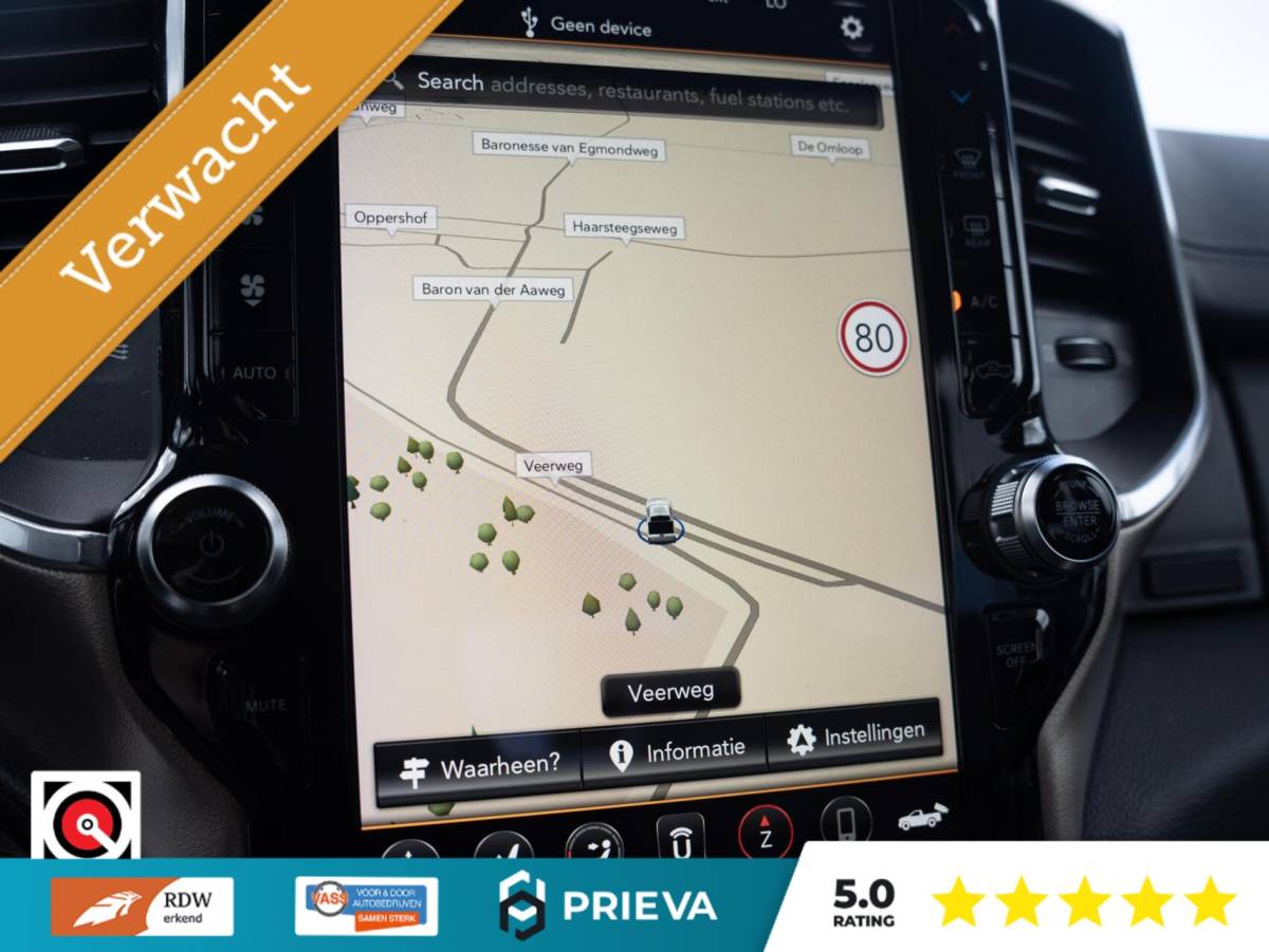 Dodge Ram 1500 Dodge Ram 1500 LARAMIE 5.7 V8 HEMI 4×4 LPG|Euro 6|H&K Audio|Lucht|360°|3.500 kg Trek|