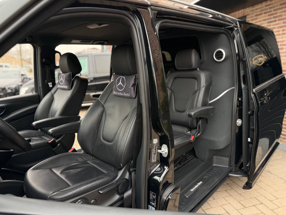Mercedes-Benz V-Klasse Mercedes-Benz V-klasse 300d Extra Lang DC Avantgarde Edition Luxe AMG Line Dubbele Cabine Navi Groot Leder Airco Cruize zeer nette