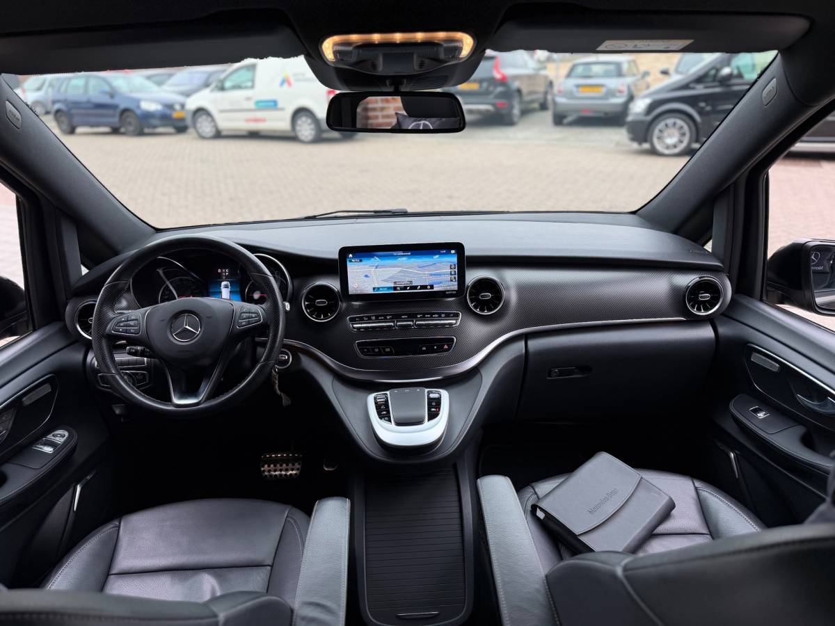 Mercedes-Benz V-Klasse Mercedes-Benz V-klasse 300d Extra Lang DC Avantgarde Edition Luxe AMG Line Dubbele Cabine Navi Groot Leder Airco Cruize zeer nette