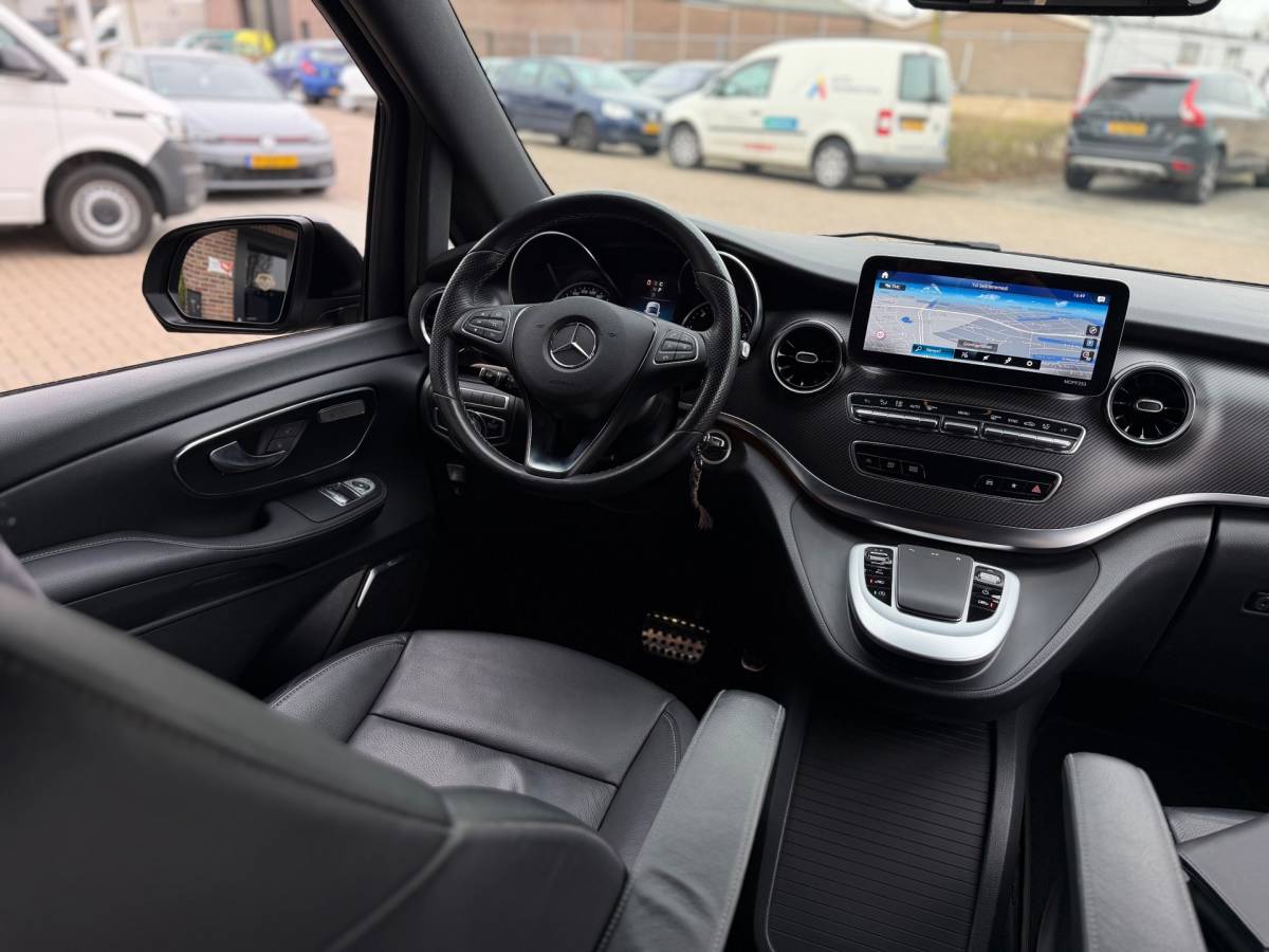 Mercedes-Benz V-Klasse Mercedes-Benz V-klasse 300d Extra Lang DC Avantgarde Edition Luxe AMG Line Dubbele Cabine Navi Groot Leder Airco Cruize zeer nette