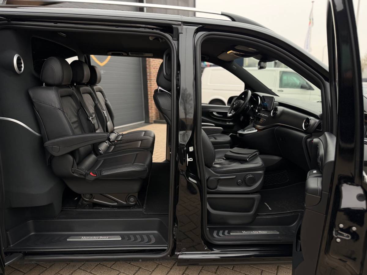 Mercedes-Benz V-Klasse Mercedes-Benz V-klasse 300d Extra Lang DC Avantgarde Edition Luxe AMG Line Dubbele Cabine Navi Groot Leder Airco Cruize zeer nette