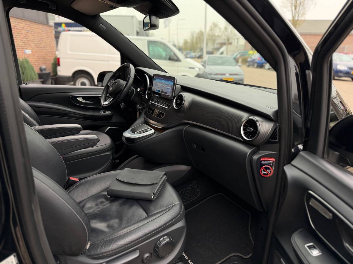 Mercedes-Benz V-Klasse Mercedes-Benz V-klasse 300d Extra Lang DC Avantgarde Edition Luxe AMG Line Dubbele Cabine Navi Groot Leder Airco Cruize zeer nette