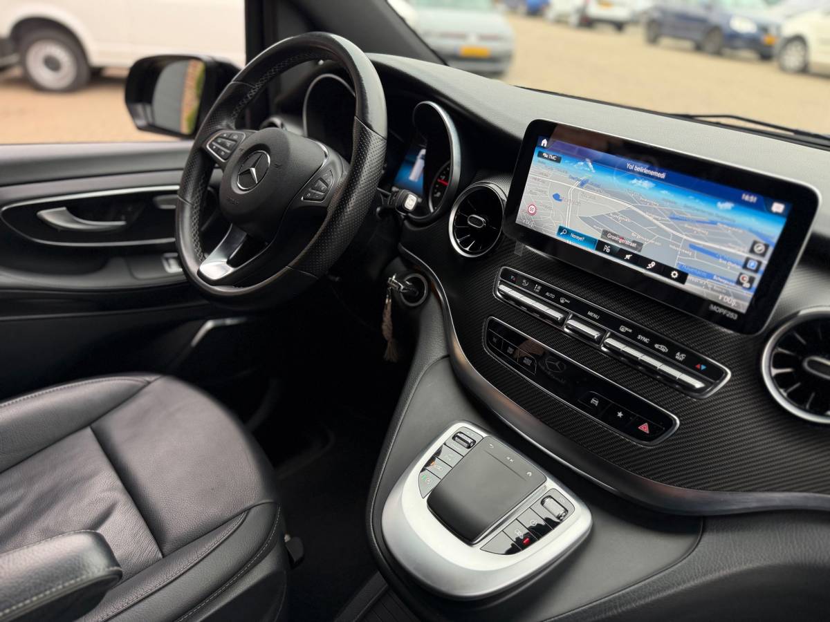 Mercedes-Benz V-Klasse Mercedes-Benz V-klasse 300d Extra Lang DC Avantgarde Edition Luxe AMG Line Dubbele Cabine Navi Groot Leder Airco Cruize zeer nette